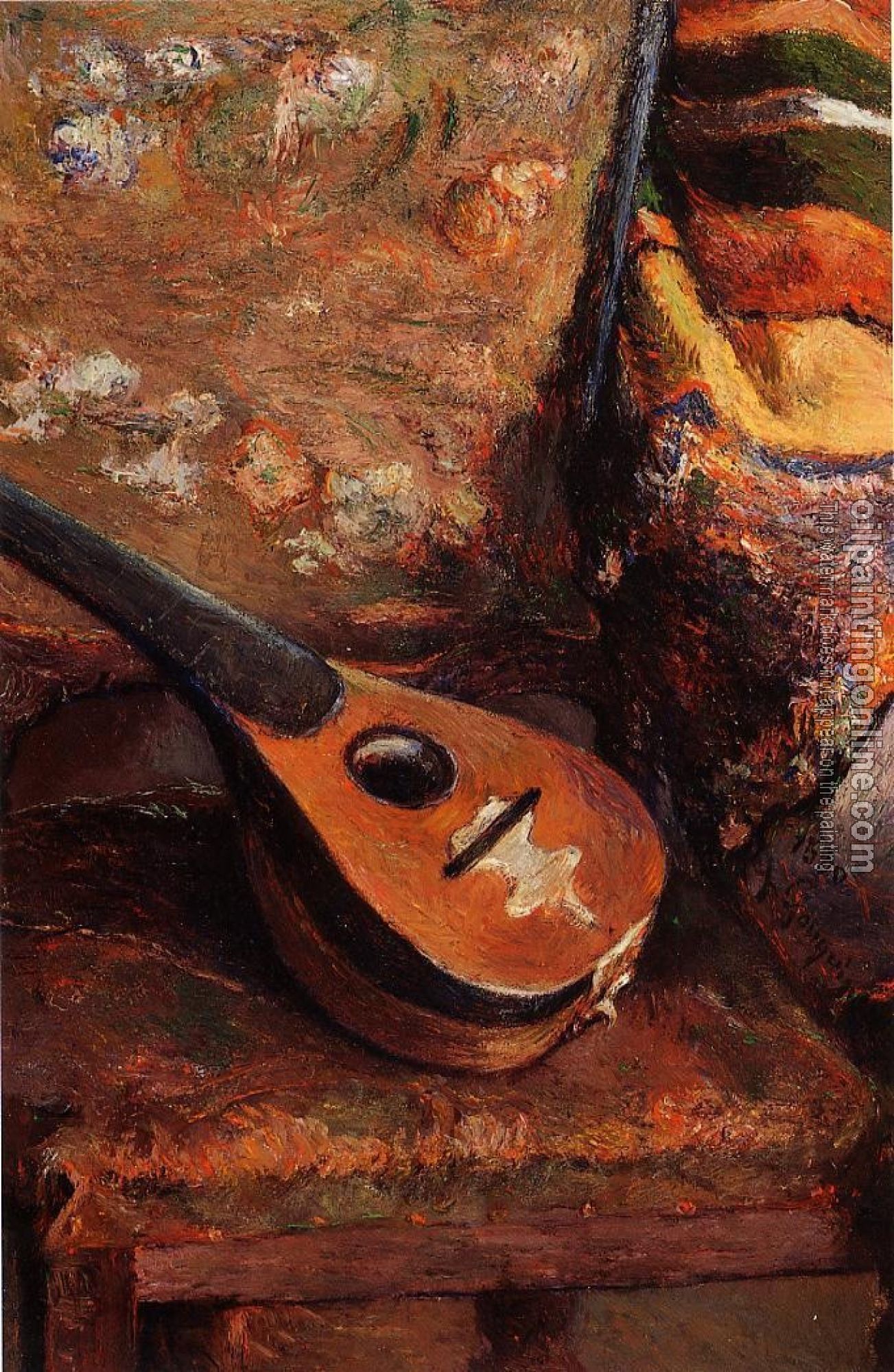 Gauguin, Paul - Mandolin on a Chair